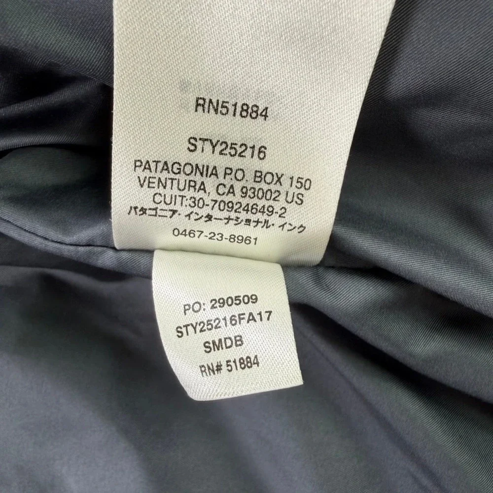 Patagonia Los Gatos Fleece Vest Womens Small Smolder Blue Grey Full Zip No Tag - Picture 7 of 10